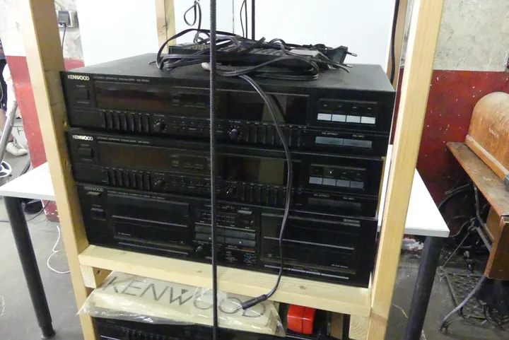 3x Kenwood Stereoanlage Typ: GE-5020, GE-5010, KX-78CW